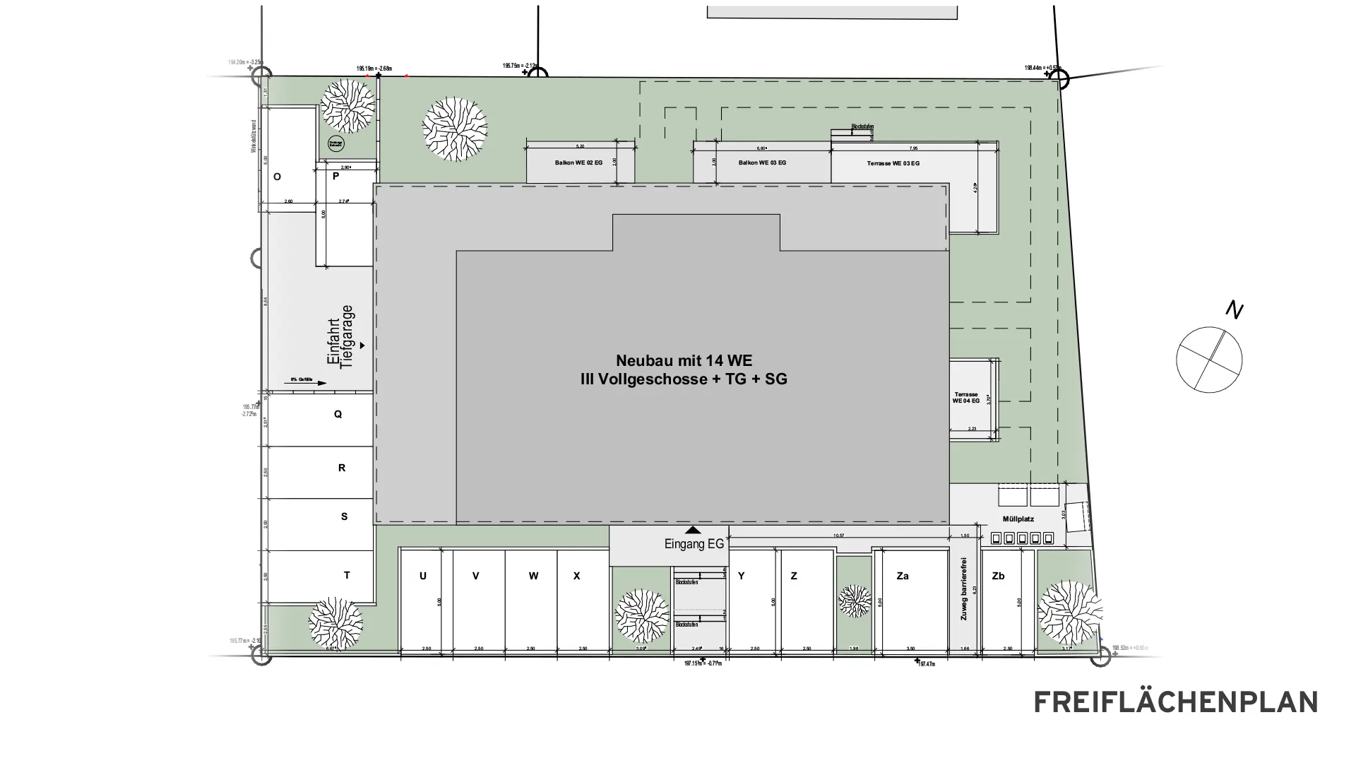 Hochdobener Weg 1a, Bad Camberg - Freiflächenplan Hochdobener Weg 1a, Bad Camberg - Freiflächenplan