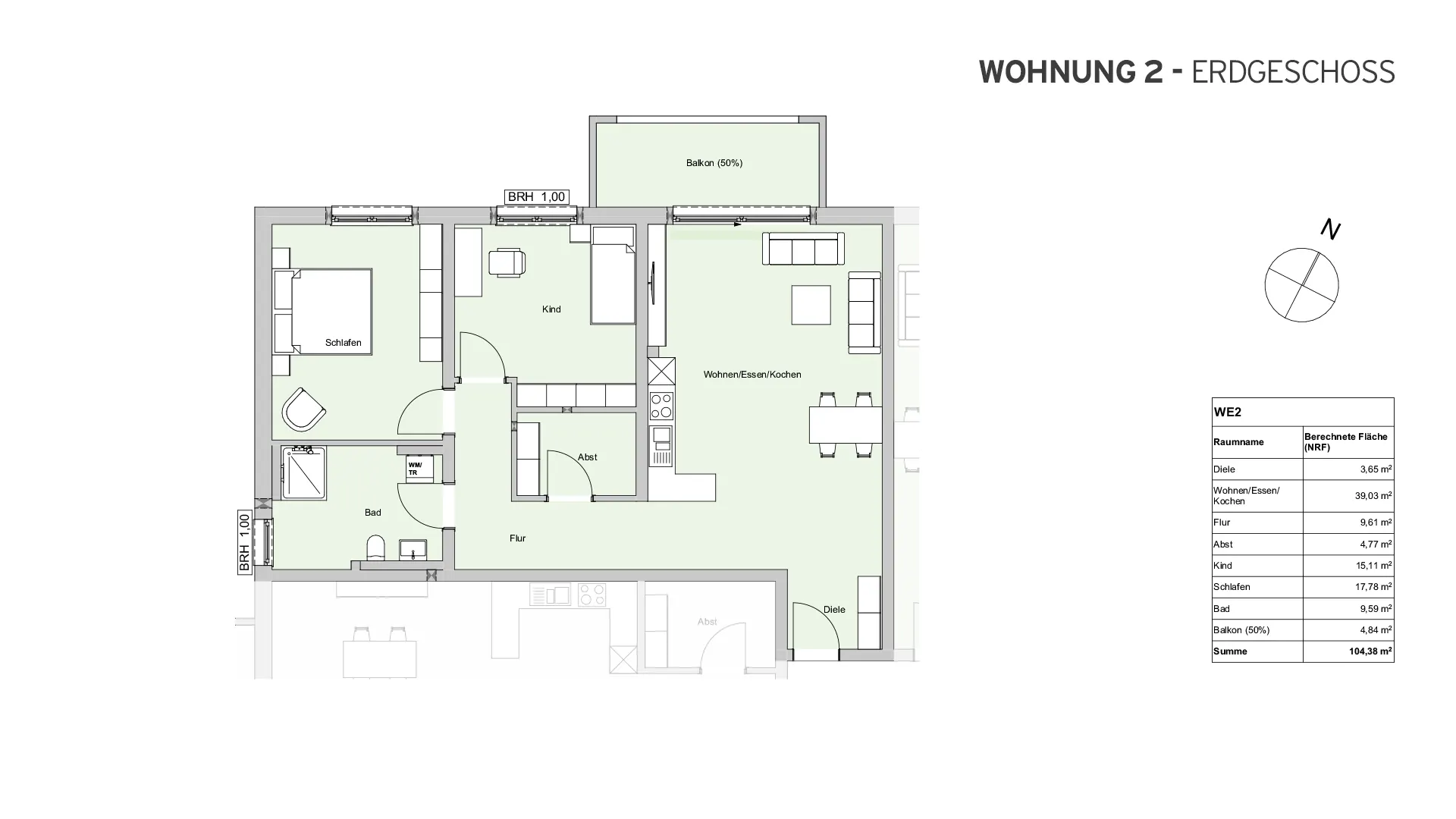 Hochdobener Weg 1a, Bad Camberg - Wohnung 2 - Erdgeschoss Hochdobener Weg 1a, Bad Camberg - Wohnung 2 - Erdgeschoss