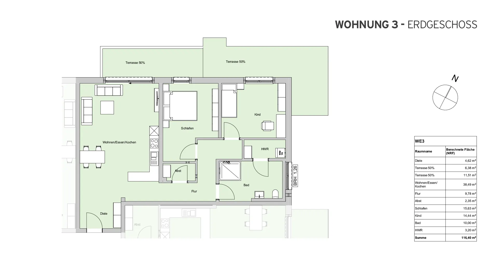 Hochdobener Weg 1a, Bad Camberg - Wohnung 3 - Erdgeschoss Hochdobener Weg 1a, Bad Camberg - Wohnung 3 - Erdgeschoss
