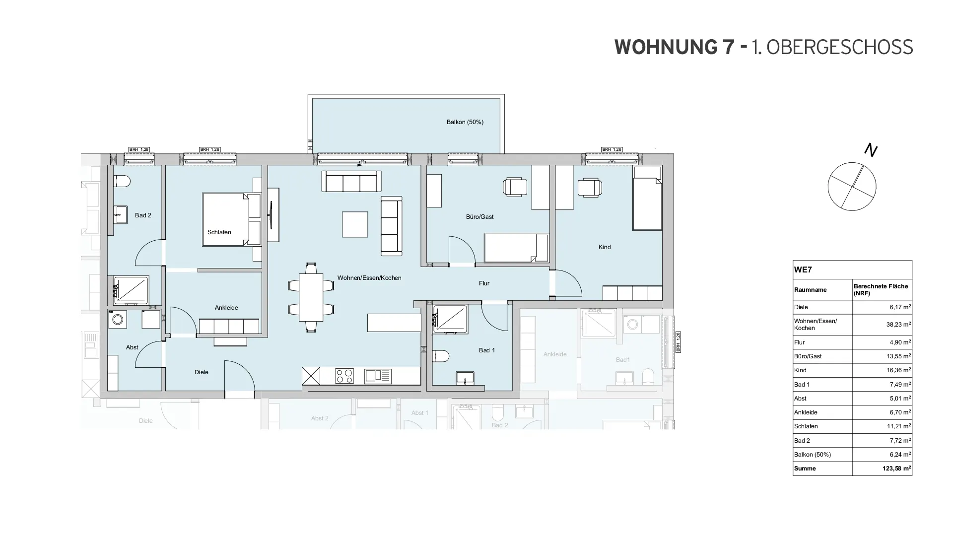 Hochdobener Weg 1a, Bad Camberg - Wohnung 7 - 1. Obergeschoss Hochdobener Weg 1a, Bad Camberg - Wohnung 7 - 1. Obergeschoss