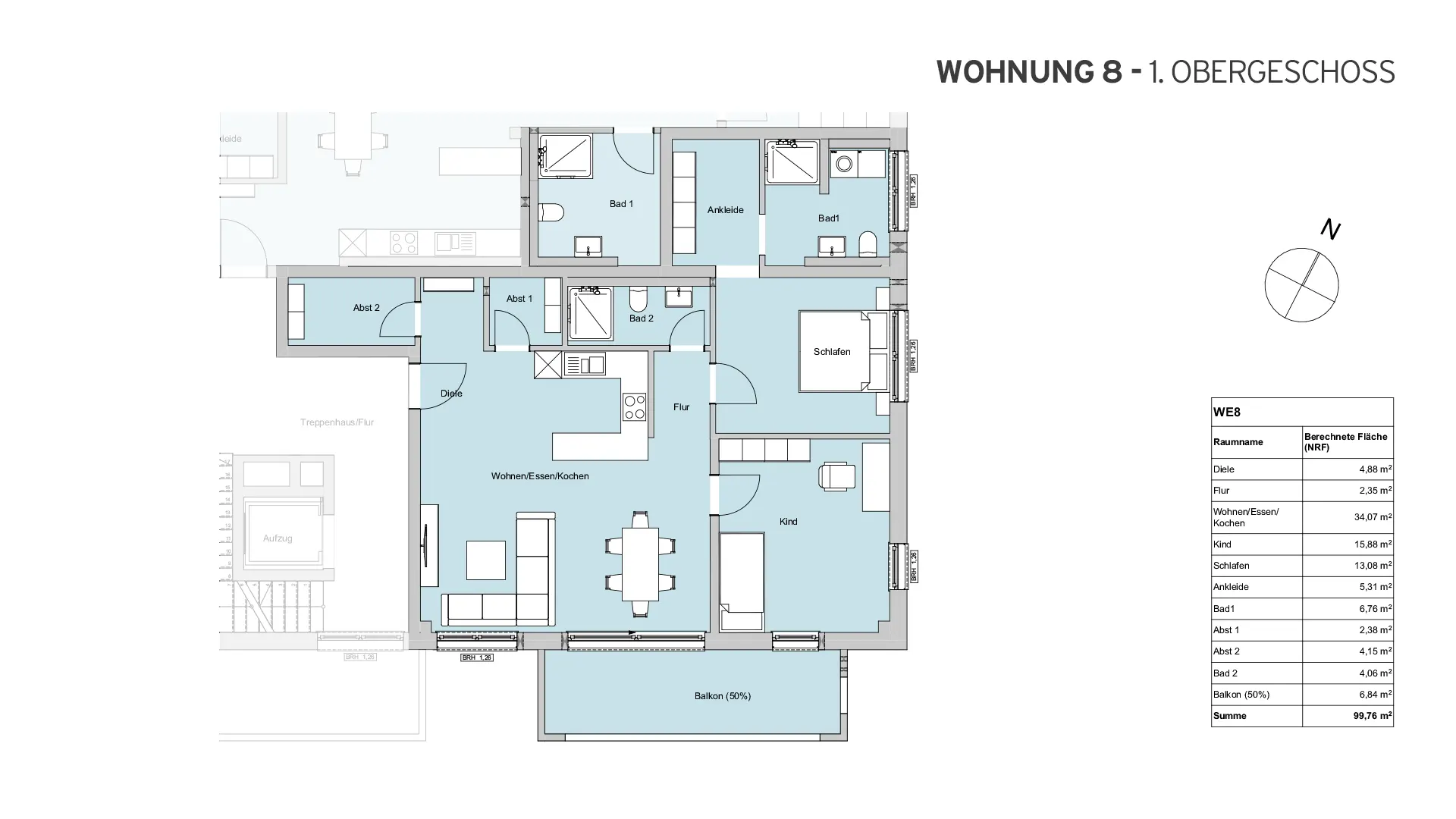 Hochdobener Weg 1a, Bad Camberg - Wohnung 8 - 1. Obergeschoss Hochdobener Weg 1a, Bad Camberg - Wohnung 8 - 1. Obergeschoss