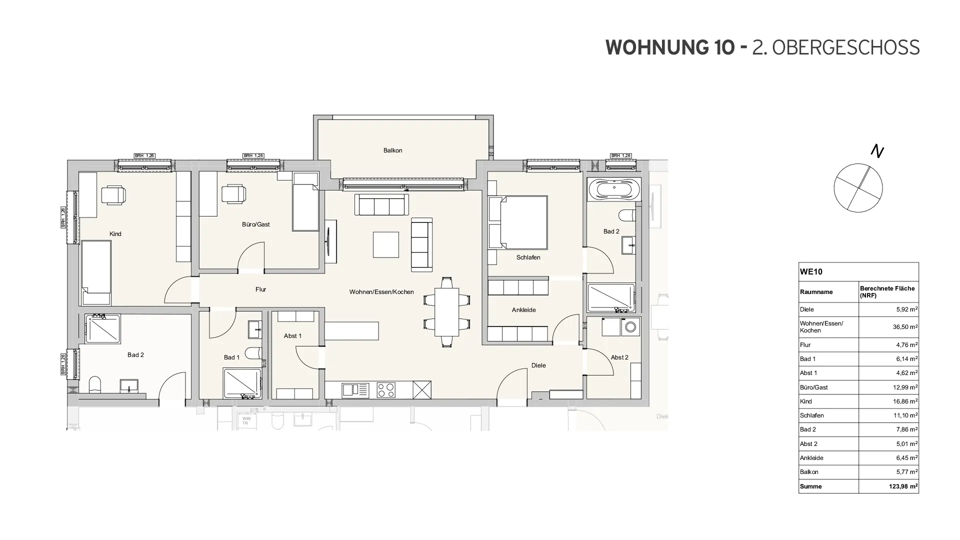 Hochdobener Weg 1a, Bad Camberg - Wohnung 10 - 2. Obergeschoss Hochdobener Weg 1a, Bad Camberg - Wohnung 10 - 2. Obergeschoss